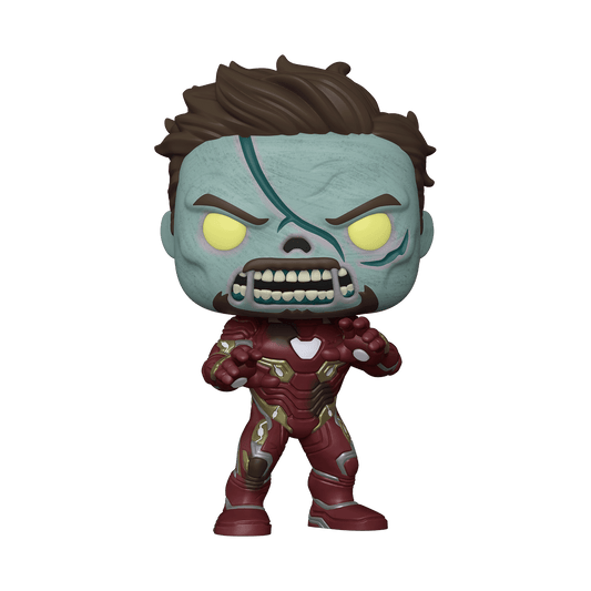 Funko POP! Marvel Studios What If...? 10 Inch Zombie Iron Man #948 Exclusive