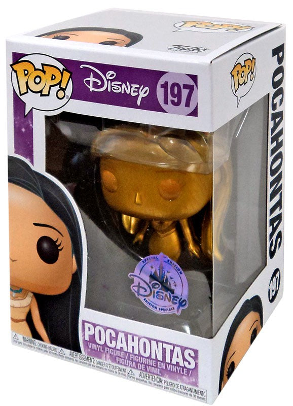 Funko POP! Disney Pocahontas #197 [Gold] Disney Parks Exclusive
