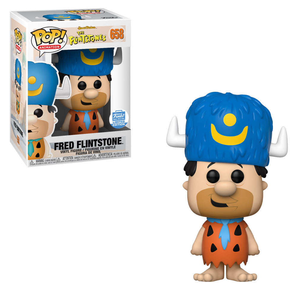 Funko POP! Animation Fred Flintstone [Water Buffalo Hat] #658 Exclusive