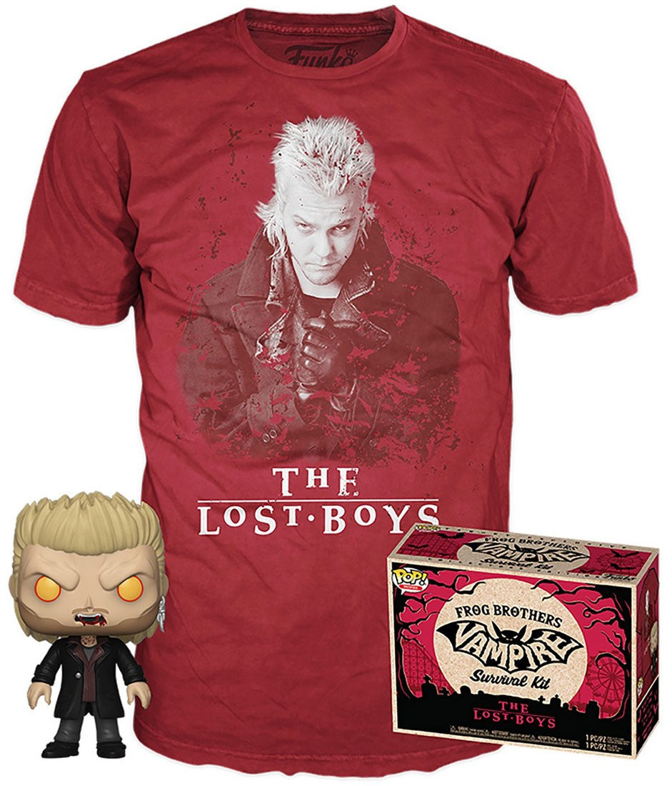 Funko POP! and Tee The Lost Boys Vampire David with Size XL T-Shirt Exclusive