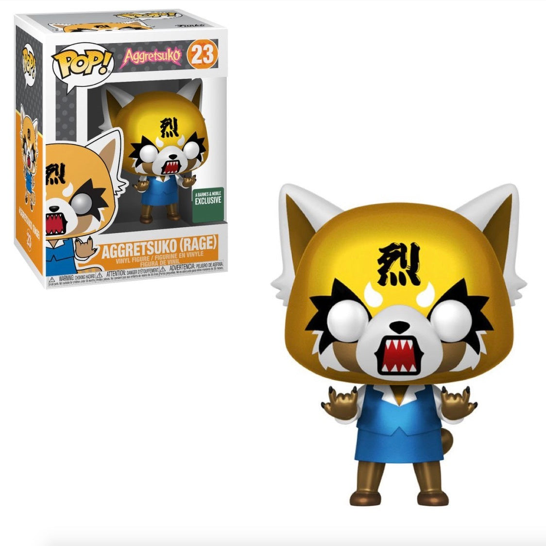 Funko POP! Aggretsuko (Rage) #23 [Metallic] Barnes and Noble Exclusive