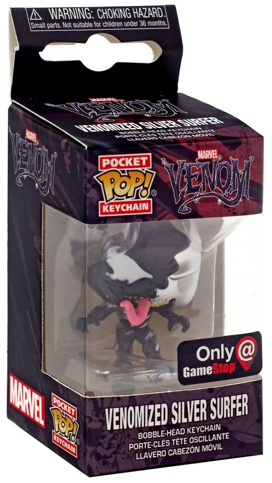 Funko Pocket POP! Keychain Marvel Venom - Venomized Silver Surfer Exclusive