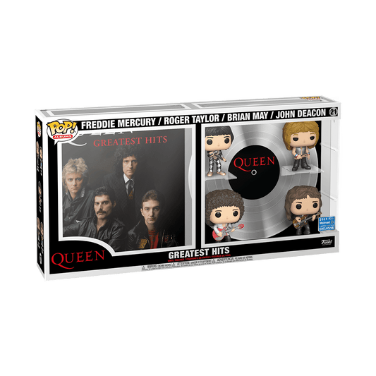 Funko POP! Albums Queen - Greatest Hits - Deluxe Freddie Mercury / Roger Taylor / Brian May / John Deacon Exclusive