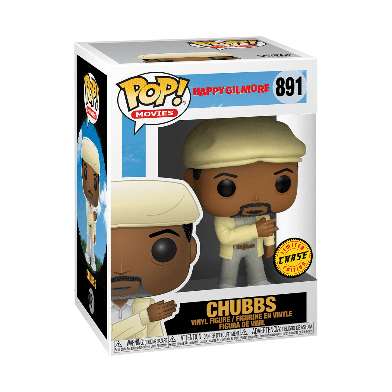 Funko POP! Movies Happy Gilmore CHASE Chubbs #891 [Without Fingers]