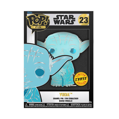 Funko POP! Pin Star Wars CHASE Yoda #23 [Blue Force Ghost]