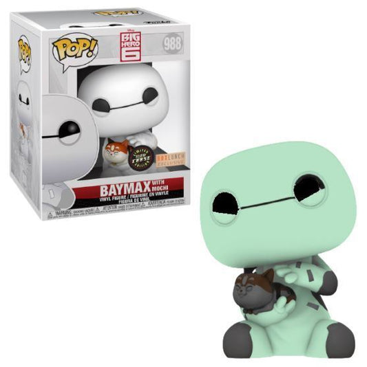 Funko POP! Disney Big Hero 6 CHASE 6 Inch Baymax with Mochi #988 [Glows in the Dark] Exclusive