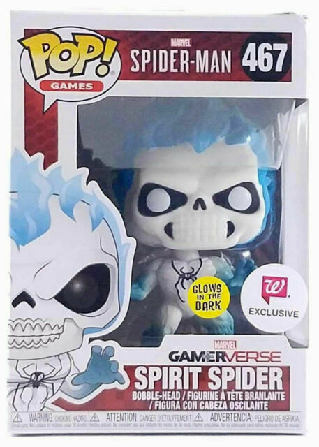 Funko POP! Games Marvel Spiderman Spirit Spider #467 [Glows in the Dark] Exclusive