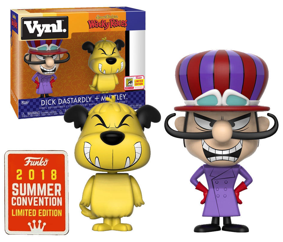 Funko Vynl. Hanna Barbera Wacky Races - Dick Dastardly and Muttley Exclusive