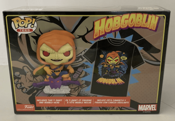 Funko POP! and Tee Marvel Hobgoblin [Glows in the Dark] with Size Medium T-Shirt Collectors Box