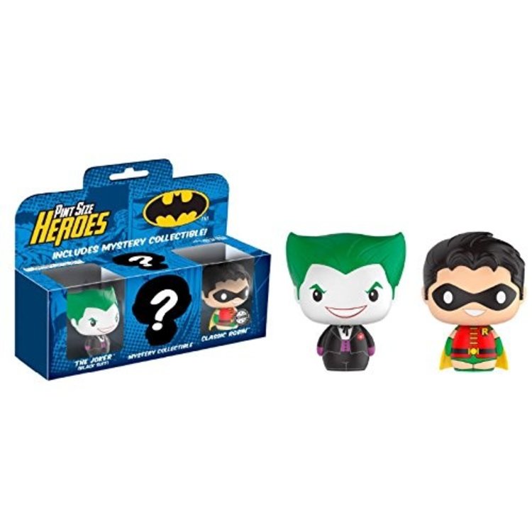 Funko Batman Joker, Robin & Mystery US Pint Size Heroes 3 Pk