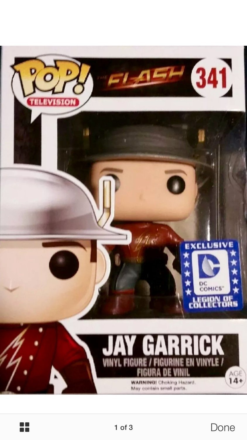 Funko POP! Television The Flash Jay Garrick #341 Legion of Collectors Exclusive