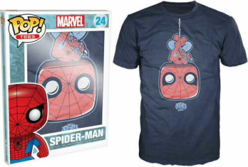 Funko POP! Tees Marvel Spider Man T-Shirt Size Large #24