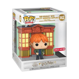 Funko POP! Deluxe Harry Potter Ron Weasley With Quality Quidditch Supplies Exclusive