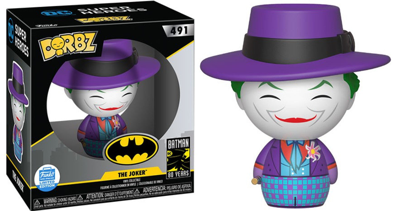 Funko Dorbz DC 1989 Movie The Joker Exclusive Vinyl Figure #491 [80 Years]
