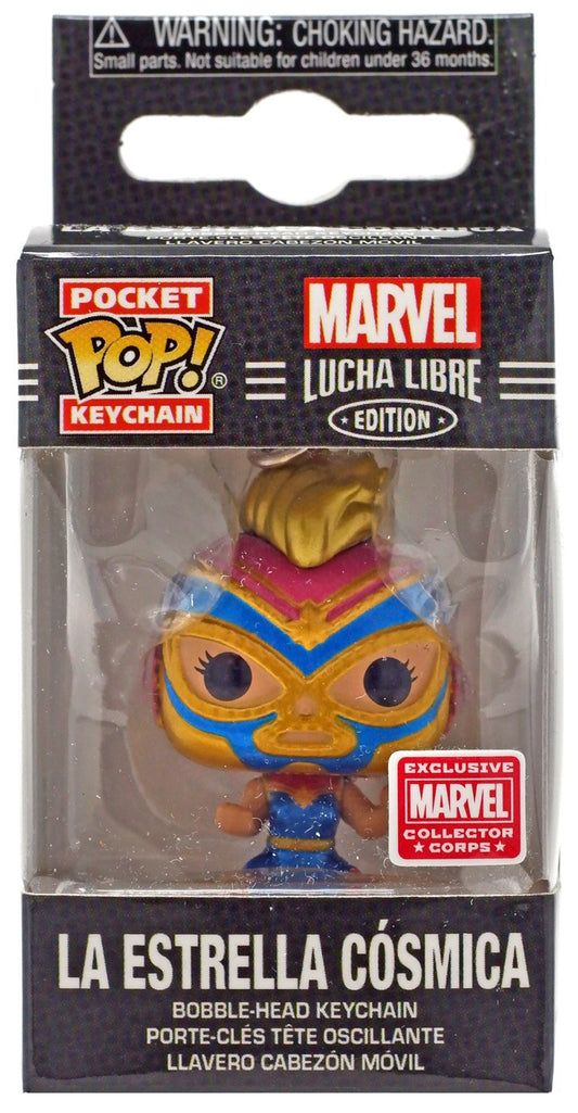 Funko Pocket POP! Keychain Marvel Luchadores La Estrella Cosmica Exclusive