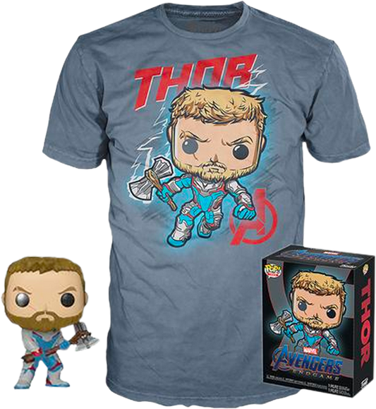 Funko POP! Collectors Box: Avengers Endgame Thor POP & T-Shirt Set Size 3X - Exclusive