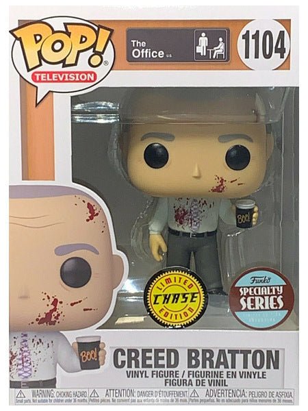 Funko POP! Television The Office CHASE Creed Bratton #1104 [Bloody] Specialty Series Exclusive