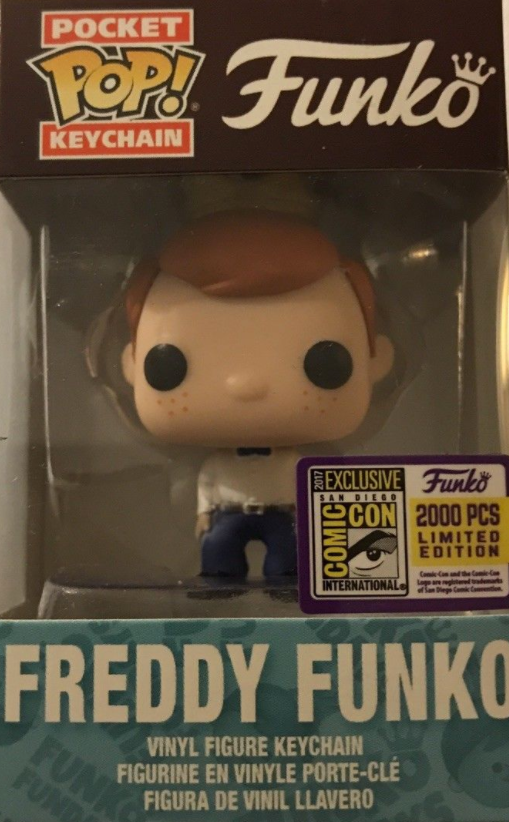 Funko Pocket Pop! Keychain Freddy Funko [White and Blue] LE 2000 SDCC Exclusive