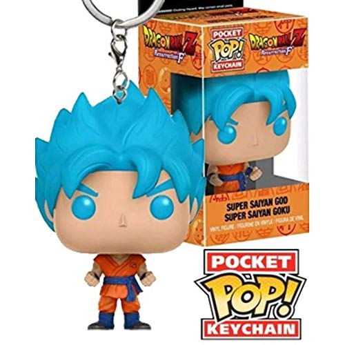 Funko Pocket POP! Keychain Dragon Ball Z Resurrection F Super Saiyan God Super Saiyan Goku