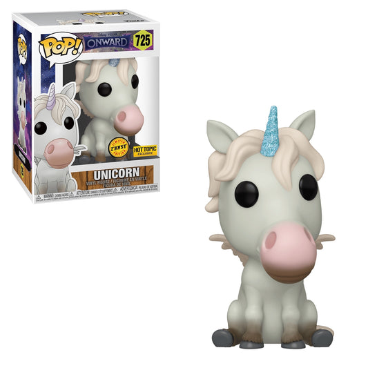 Funko POP! Disney Pixar Onward CHASE Unicorn #725 [Blue Glitter Horn] Exclusive