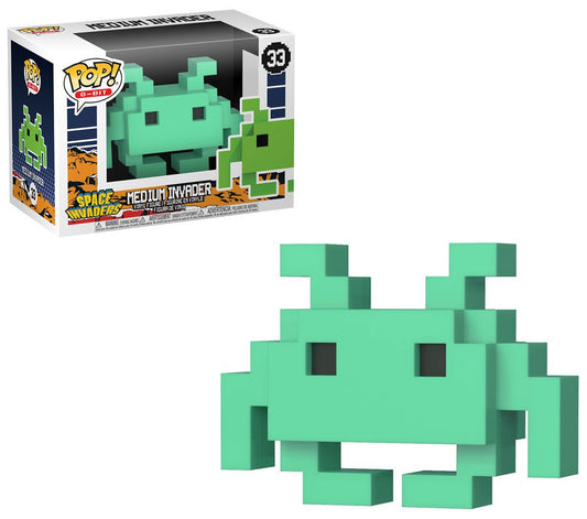 Funko POP! 8-Bit Space Invaders Medium Invader #33 [Teal] Exclusive