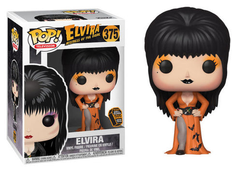 Funko Pop Elvira Orange Dress Spooky Empire Exclusive 1500 LE