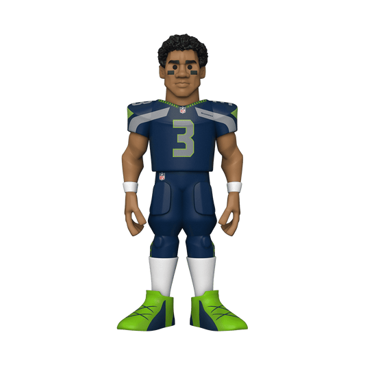 Funko Gold NFL Seattle Seahawks Russell Wilson [Grey Uniform] 12 Inch Funko Shop Exclusive