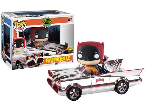 Funko POP! Rides Batman TV Series Batmobile #01 [Chrome] Exclusive