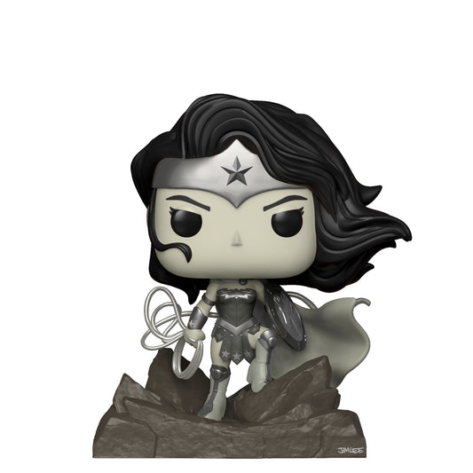 Funko POP! Heroes Deluxe Wonder Woman #282 [Black & White] Jim Lee Collection Exclusive