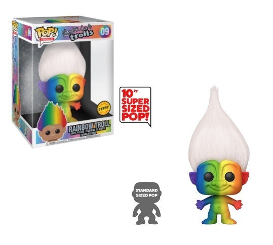 Funko POP! Trolls CHASE 10 Inch Rainbow Troll #09 [Rainbow Body]