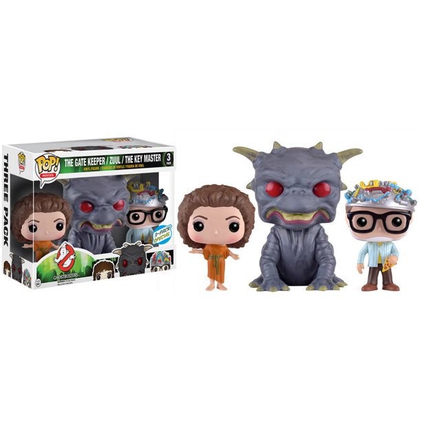 Funko POP! Movies Ghostbusters (1984), The Gatekeeper, Zuul, and The Key Master Exclusive 3-Pack