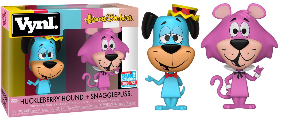 Funko Vynl. Hanna Barbera Huckleberry Hound & Snagglepuss 2-Pack LE 3000 [Fall Convention] Exclusive