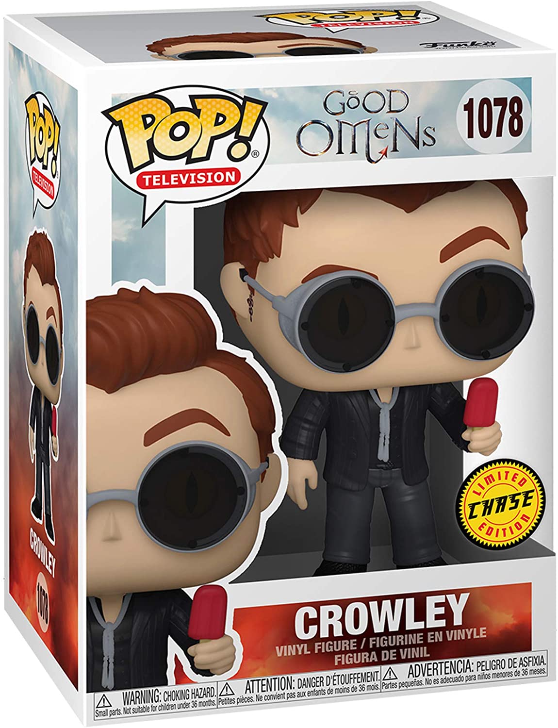 Funko POP! Television Good Omens CHASE Crowley #1078 [Frozen Treat]