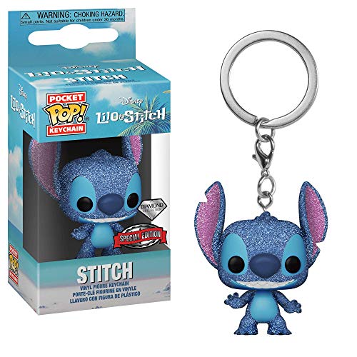 Funko Pocket POP! Keychain Disney Lilo & Stitch - Stitch [Diamond Collection] Exclusive