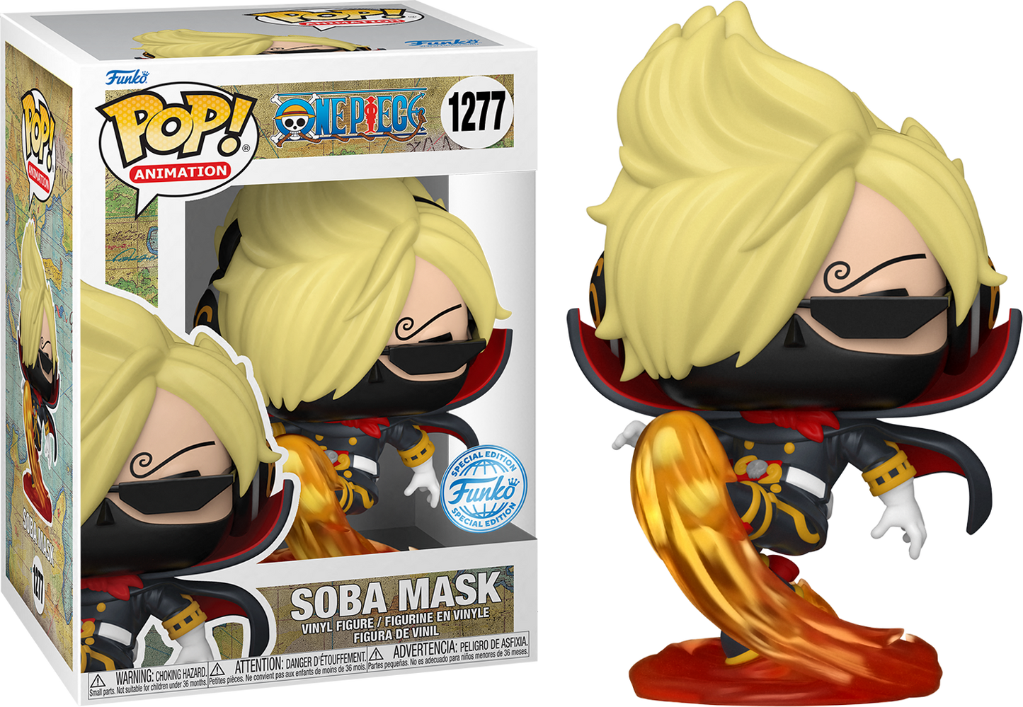 Funko POP! One Piece Sanji Soba Mask #1277 Chalice Collectibles Exclusive
