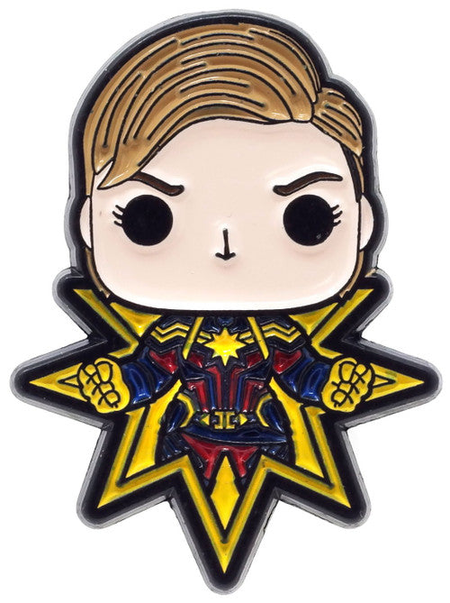 Funko Marvel Collector Corps Captain Marvel Exclusive 1.5-Inch Pin [Glow-in-the-Dark]