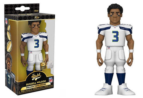 Funko Gold NFL Seahawks Russell Wilson CHASE [White Uniform] 5"