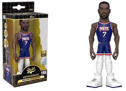 Funko Gold NBA Nets Kevin Durant CHASE [Blue Uniform] 5"