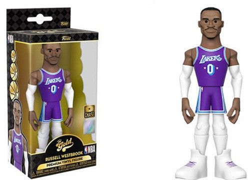 Funko Gold Lakers Russell Westbrook CHASE [Purple Uniform] 5"