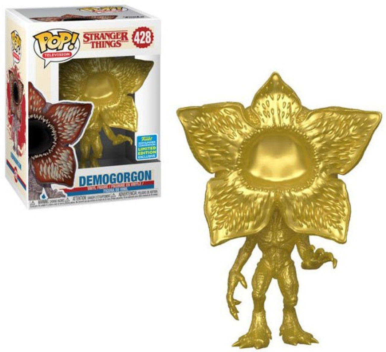 Funko POP! Television Stranger Things Demogorgon #428 [Gold, Summer Convention] Exclusive