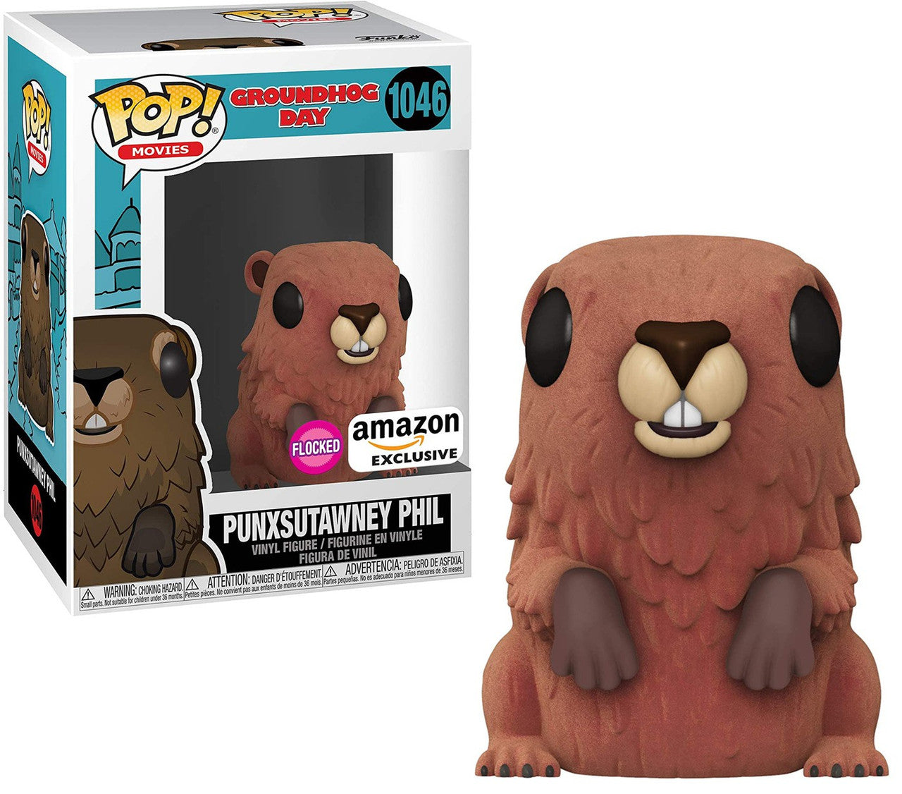 Funko POP! Movies Groundhog Day Punxsutawney Phil #1046 [Flocked] Exclusive