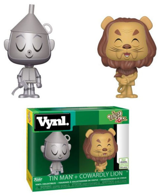 Funko Vynl. Wizard of Oz Tin Man + Cowardly Lion 2-Pack [Spring Convention] Exclusive