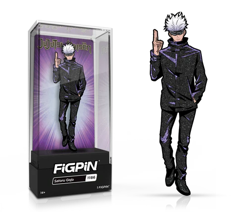 FiGPiN Minecraft Zombie  + FiGPiN Minecraft Skeleton + FiGPiN Jujutsu Kaisen Satoru Gojo #1186