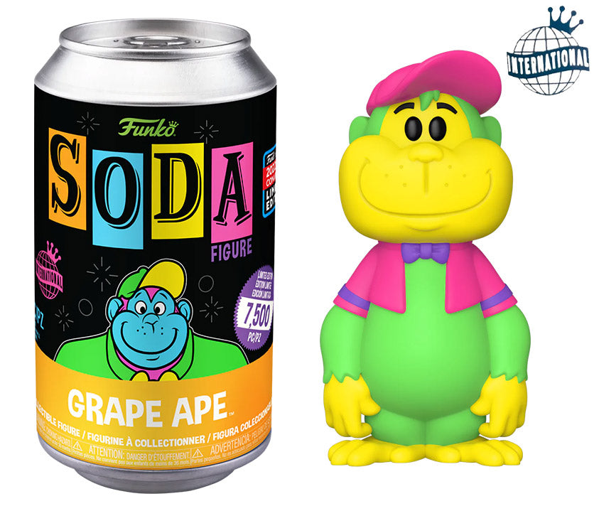 Funko Soda Animation Hanna-Barbera - Grape Ape Sealed Can [Blacklight, International] [Limited Edition 7500 PCS] Exclusive