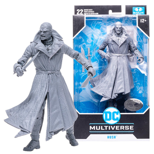 McFarlane DC Multiverse Hush (Batman: Hush) 7" Figure Variant Platinum Chase Edition