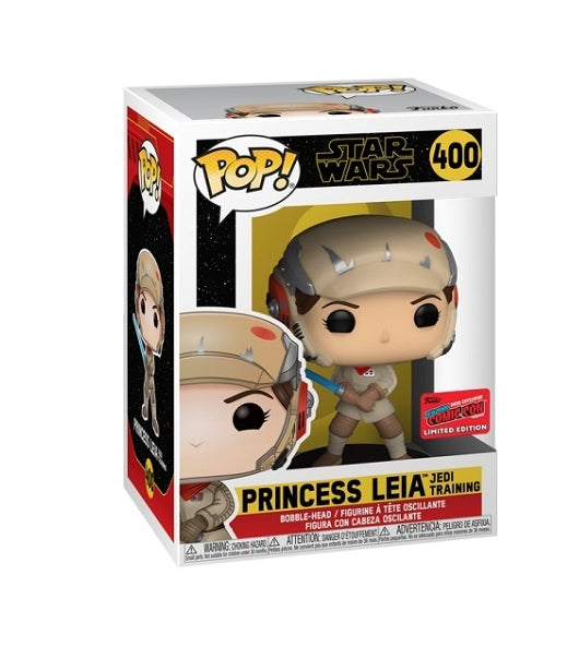 Funko POP! Star Wars Princess Leia Jedi Training #400 NYCC Limited Edition Convention Stickered Exclusive