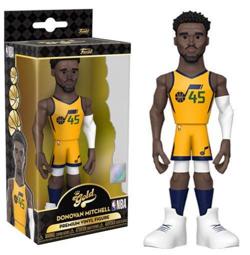 Funko Gold NBA Donovan Mitchell CHASE UTAH Away Uniform 5"
