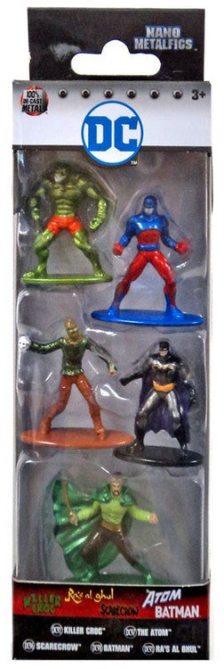 DC Nano Metalfigs 5 Pack Figure Exclusive Batman Set Pack B Die-Cast Metal