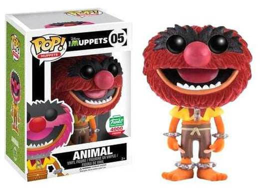 Funko POP! Muppets Animal #05 [Flocked] LE 4000 Exclusive