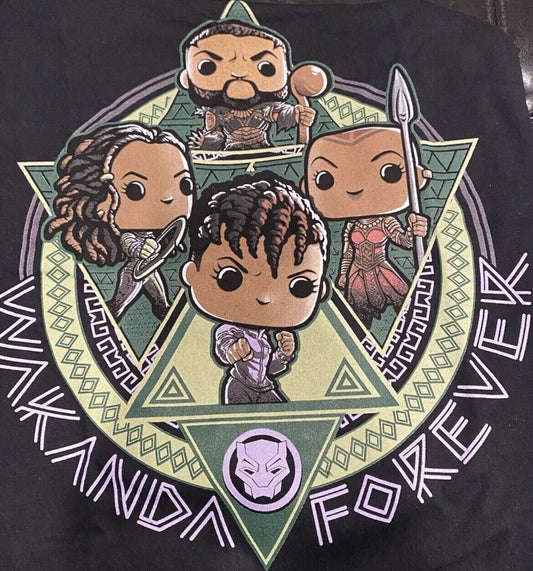 Funko Marvel Black Panther Wakanda Forever Size XL T-Shirt Collector Corps Exclusive